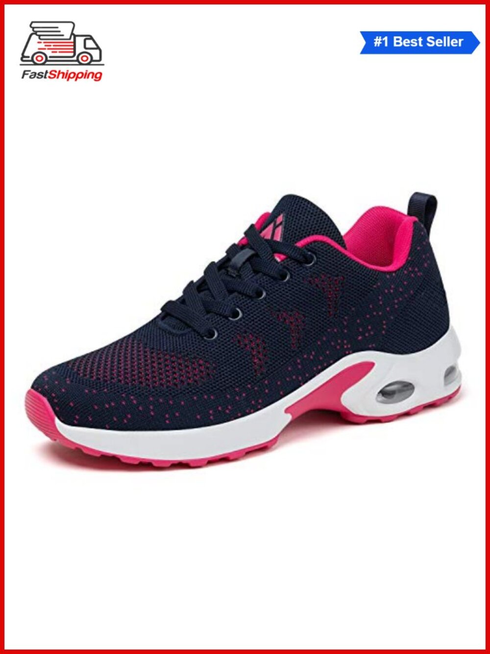 ✨ Athletic Running Sneakers Air Cushion Mesh Lace-Up Road Running Shoes